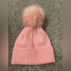⭐️Next girl’s pink bobble hat New Age 7-10yrs